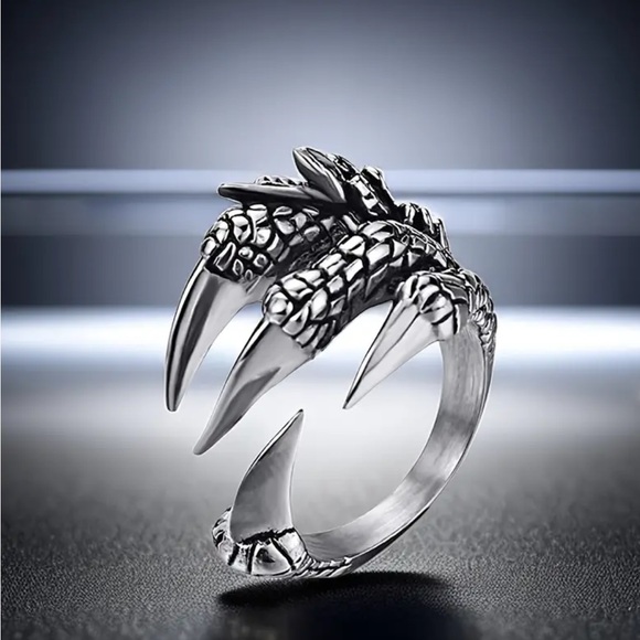 MENS TITANIUM STEEL HAWKS CLAW - Picture 5 of 7